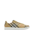 Beige Check Lace Sneaker