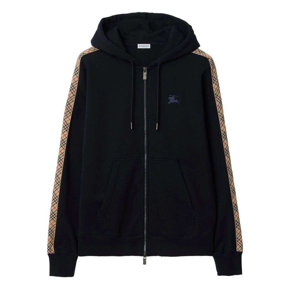 Navy Check Equestrian Coat