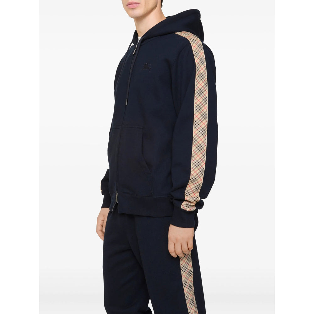 Navy Check Equestrian Coat