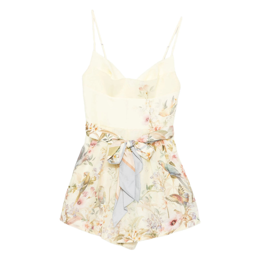 Soft Yellow Floral Sundress