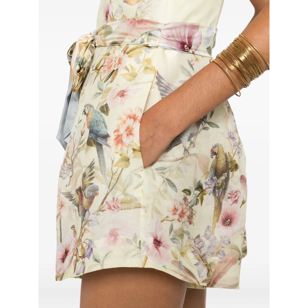 Soft Yellow Floral Sundress