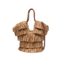 Light Brown Leather Fringe Bag