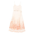 Feminine Border Print Dress