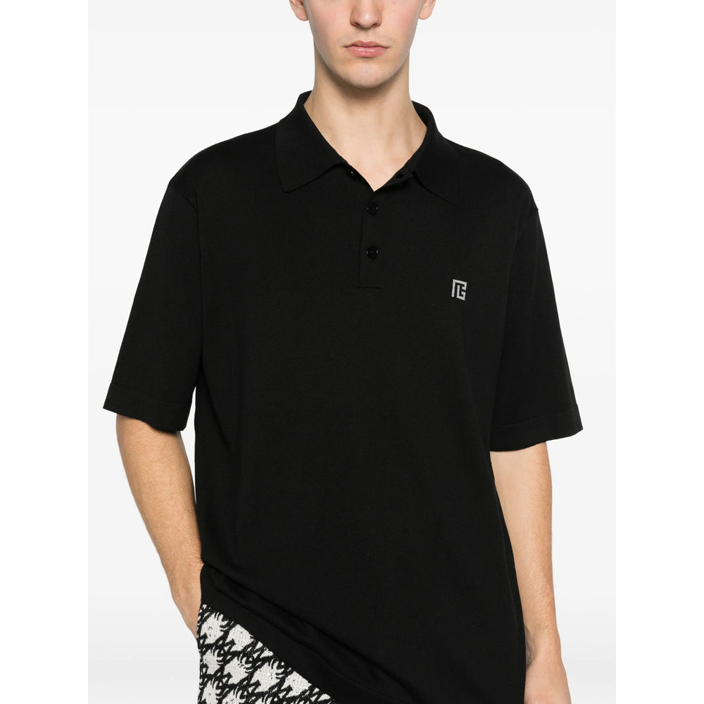Crisp Silk Collar Polo