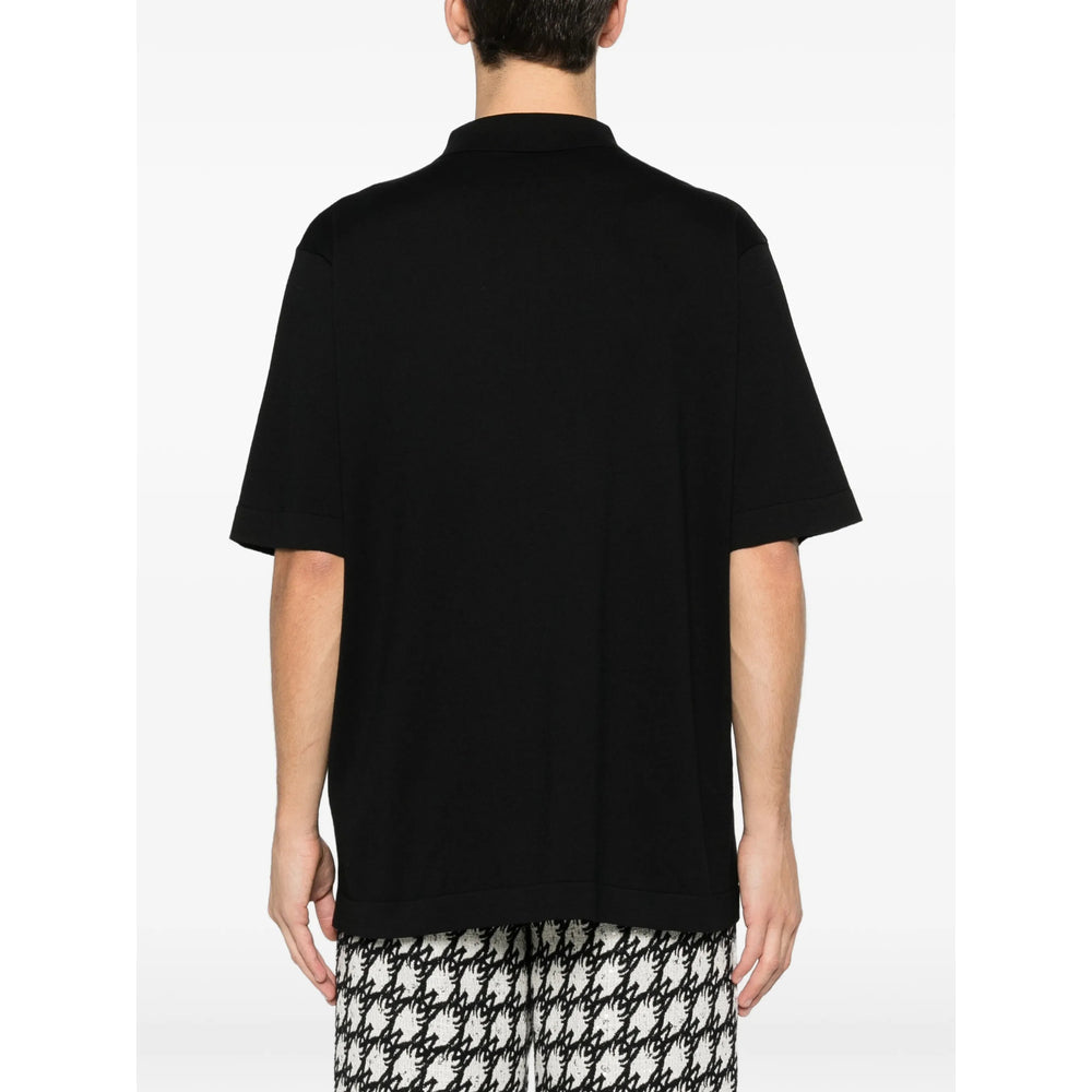 Crisp Silk Collar Polo