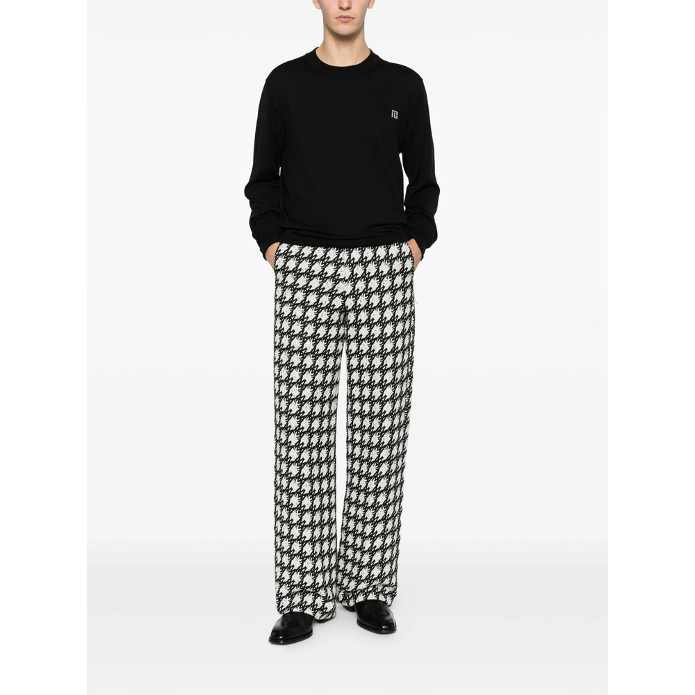 Silk Blend Crew Sweater