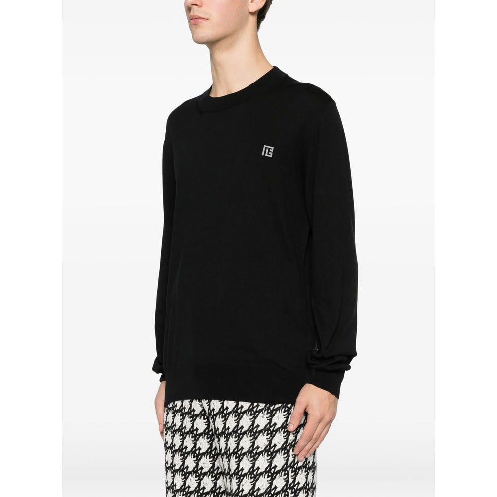 Silk Blend Crew Sweater
