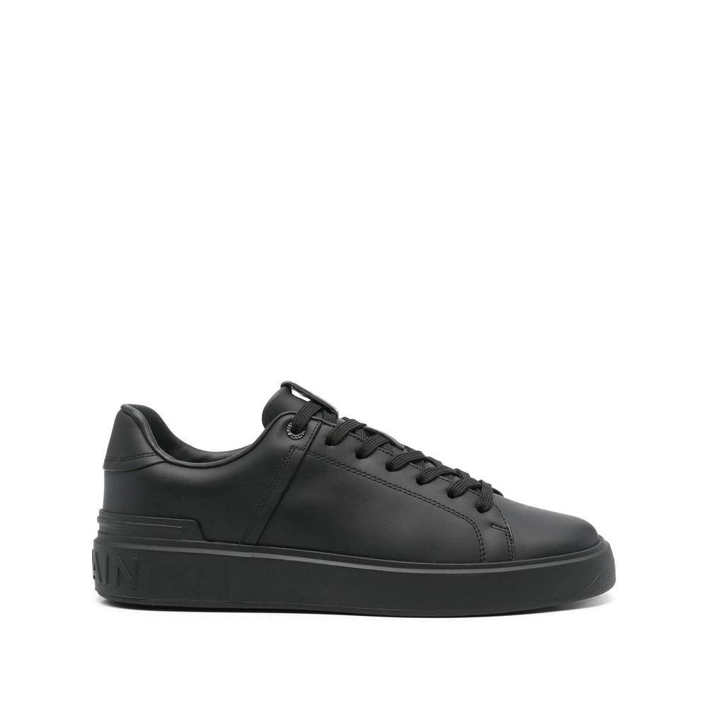 Black Calf Leather Lace-up Shoe
