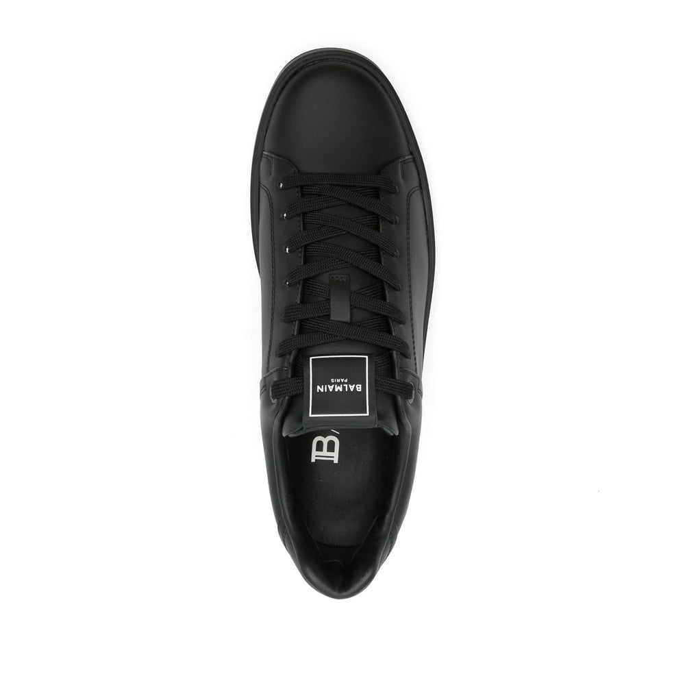 Black Calf Leather Lace-up Shoe