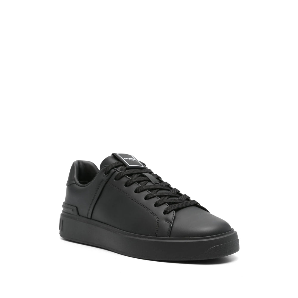 Black Calf Leather Lace-up Shoe