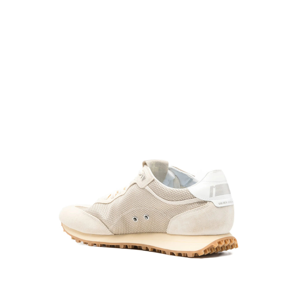 Beige Star Panel Sneaker