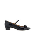 Black Goat Suede Mary Jane