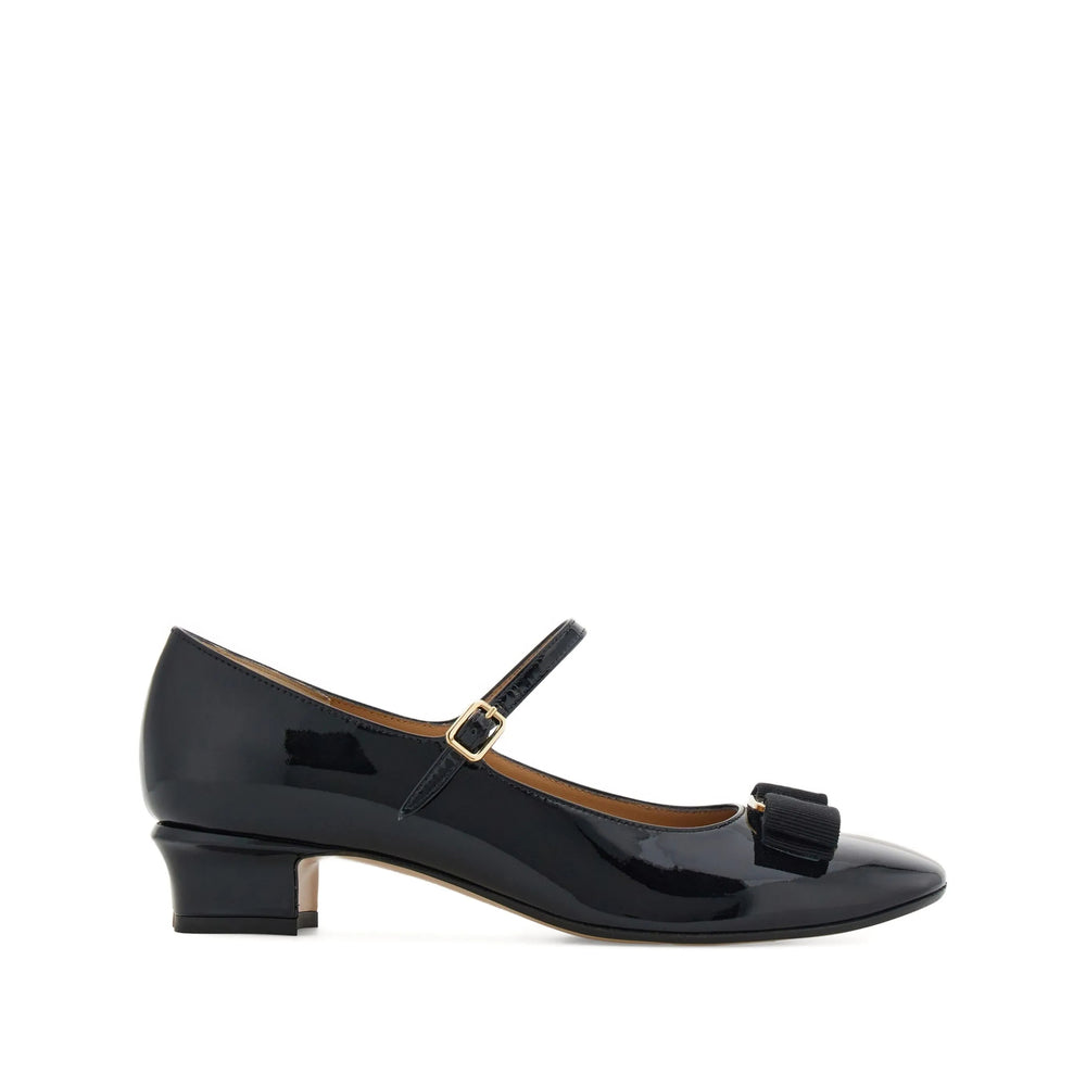 Black Goat Suede Mary Jane