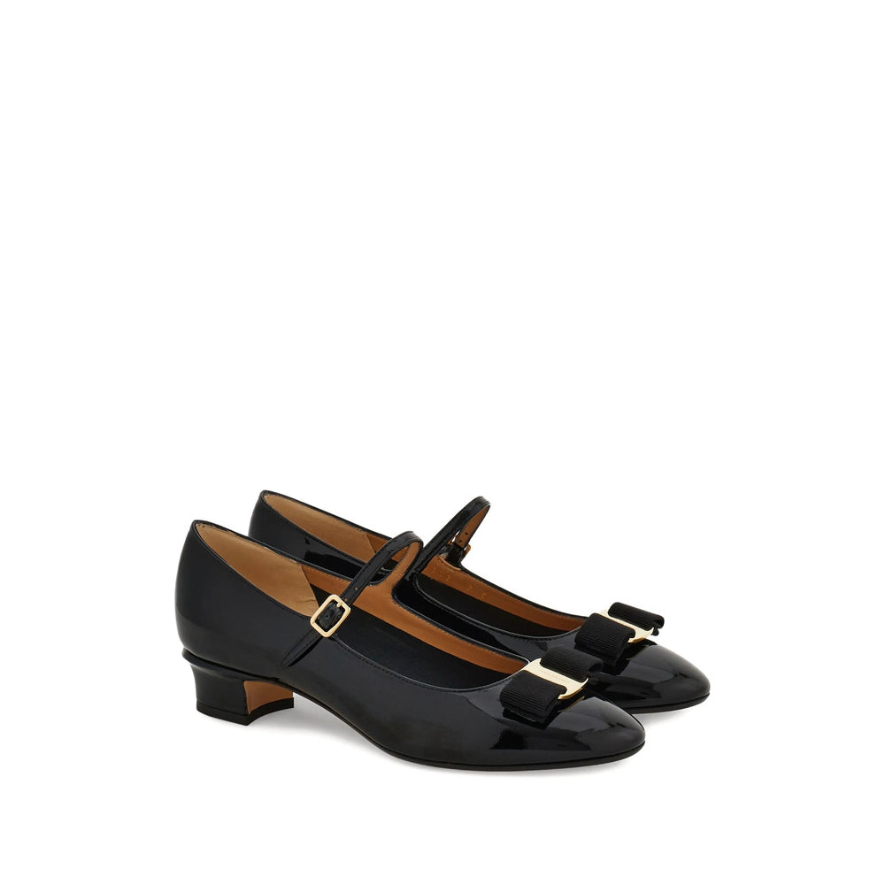 Black Goat Suede Mary Jane