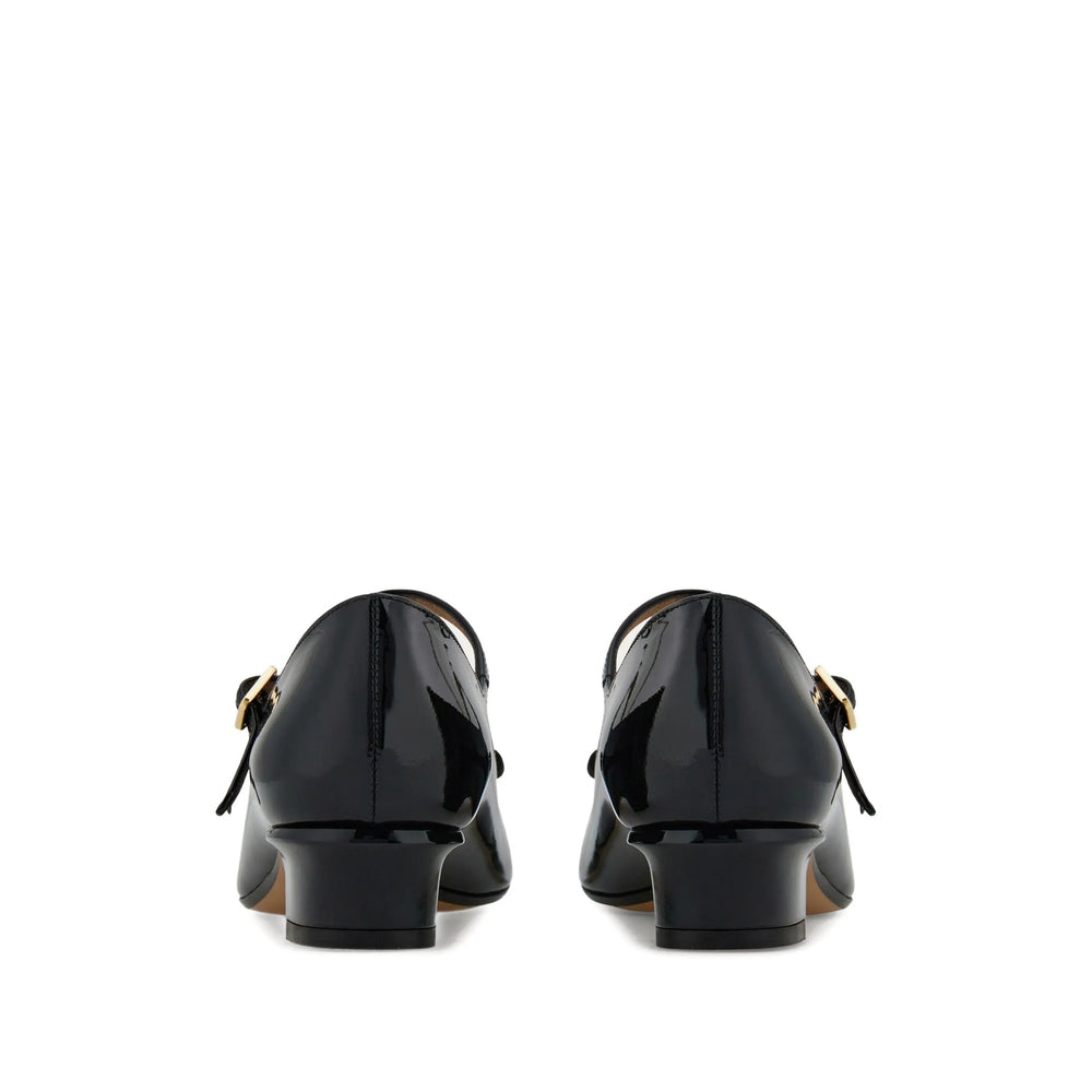 Black Goat Suede Mary Jane