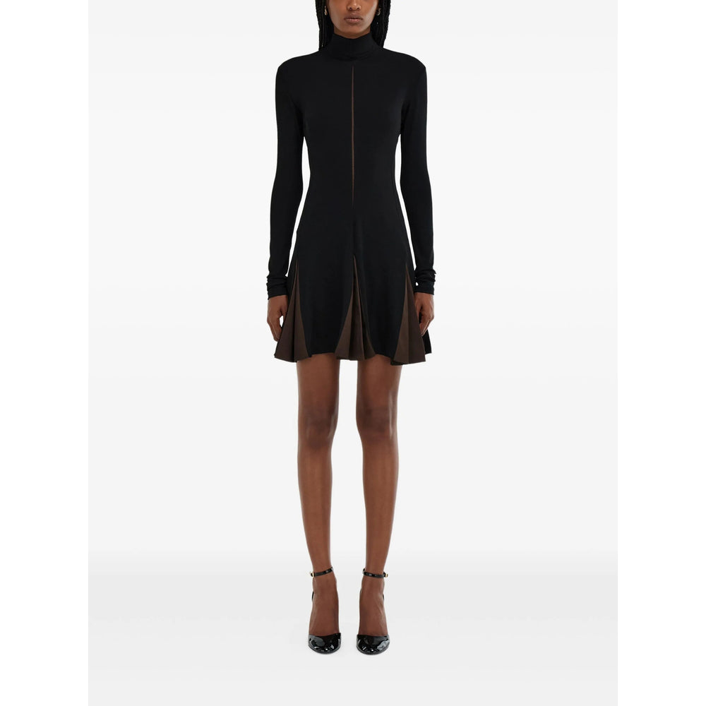 Flared High Neck Gown