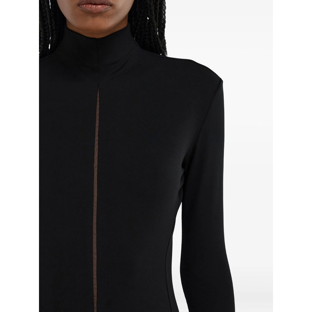 Flared High Neck Gown