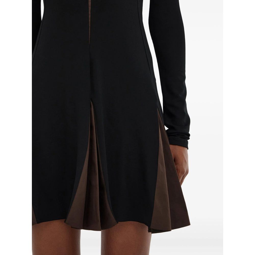 Flared High Neck Gown