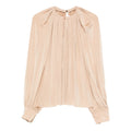 Soft Gathered Long Sleeve Shirt