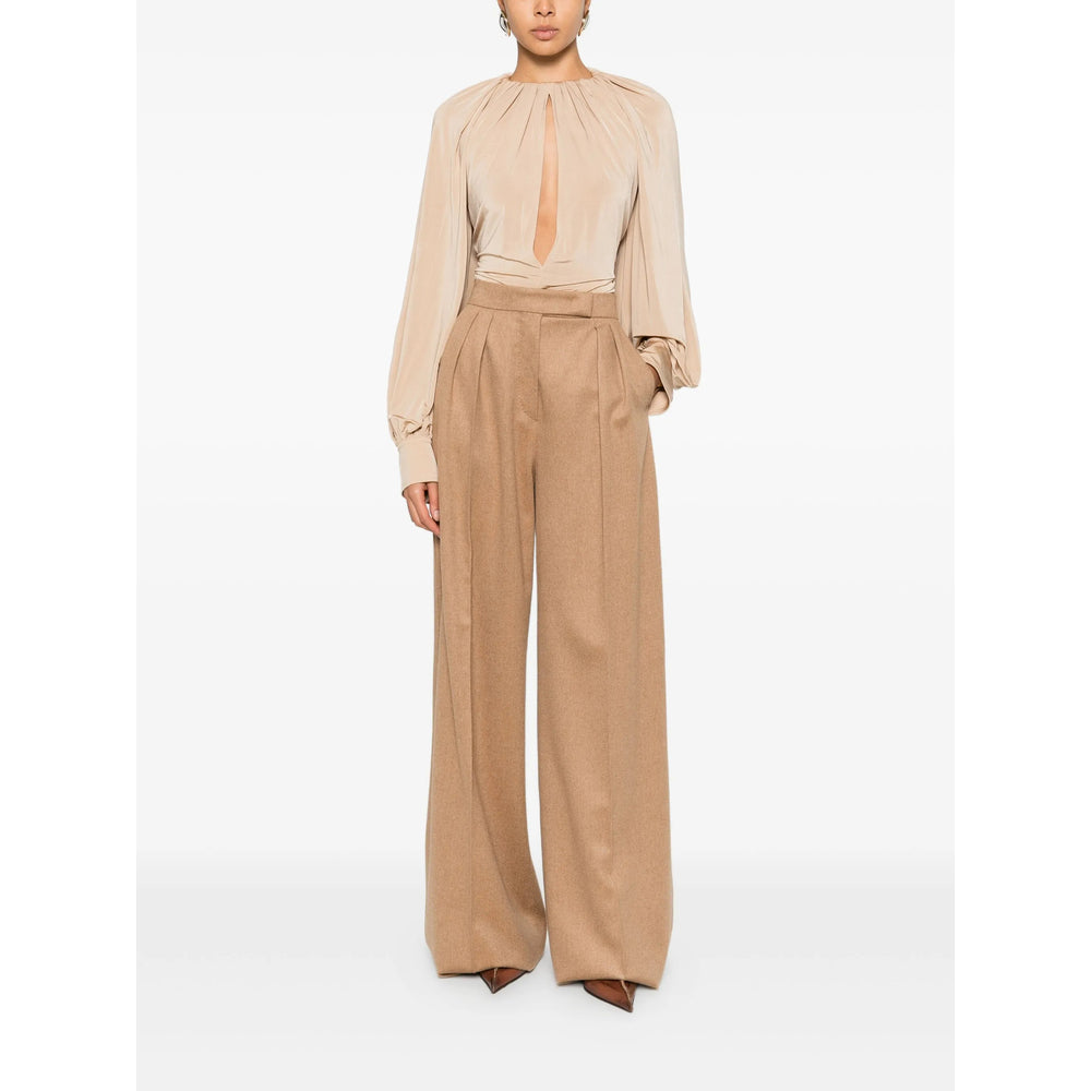 Soft Gathered Long Sleeve Shirt