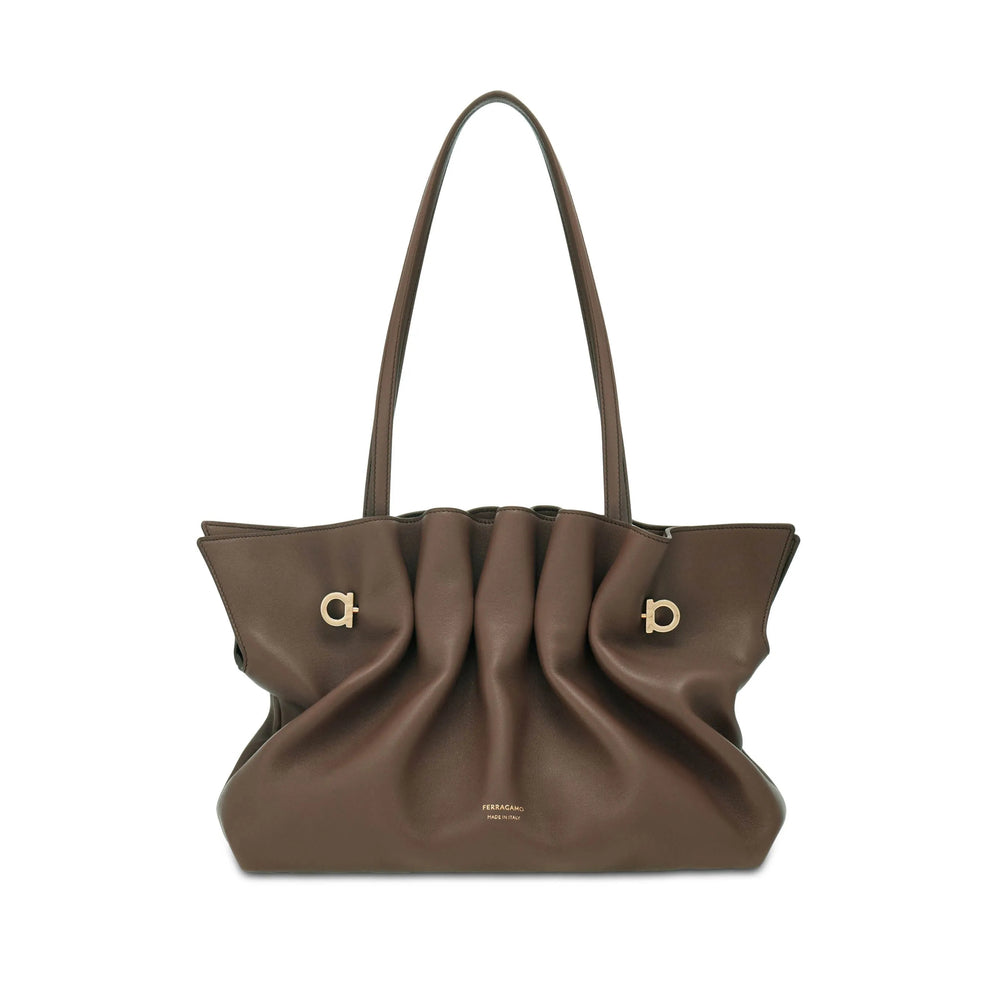 Grey Stamp Satchel