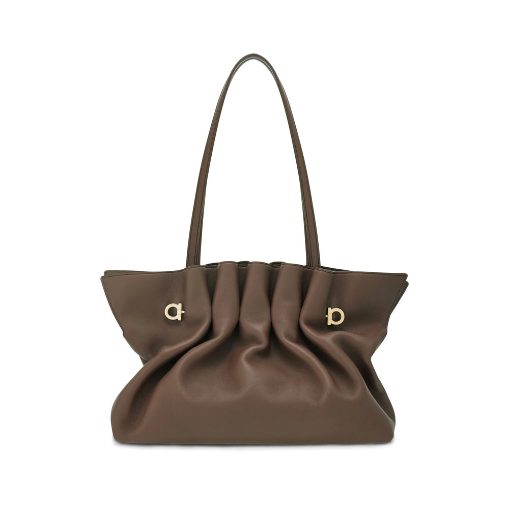Grey Stamp Satchel