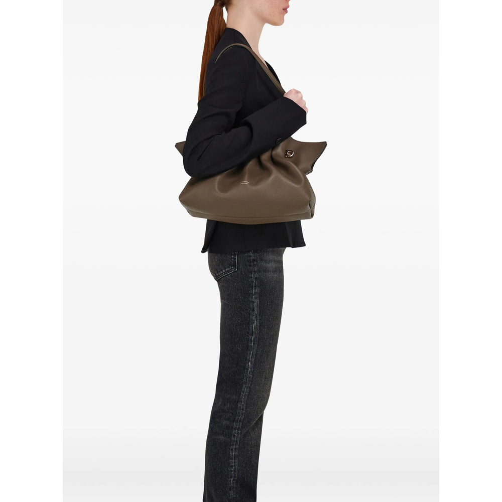 Grey Stamp Satchel