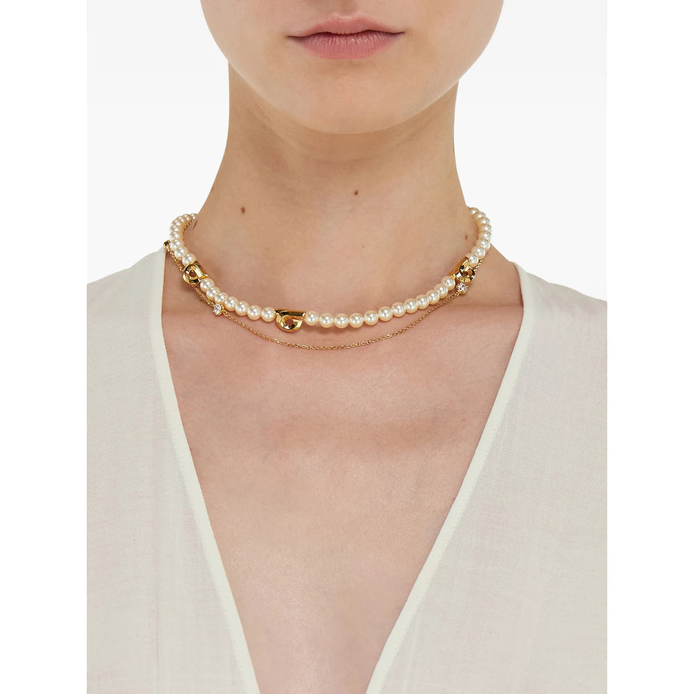 Gold-toned Crystal Choker