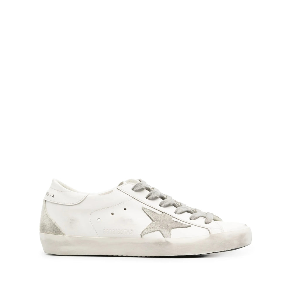 Star Perforated Calf Leather Sneaker