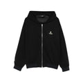 Black Logo Crew Hoodie