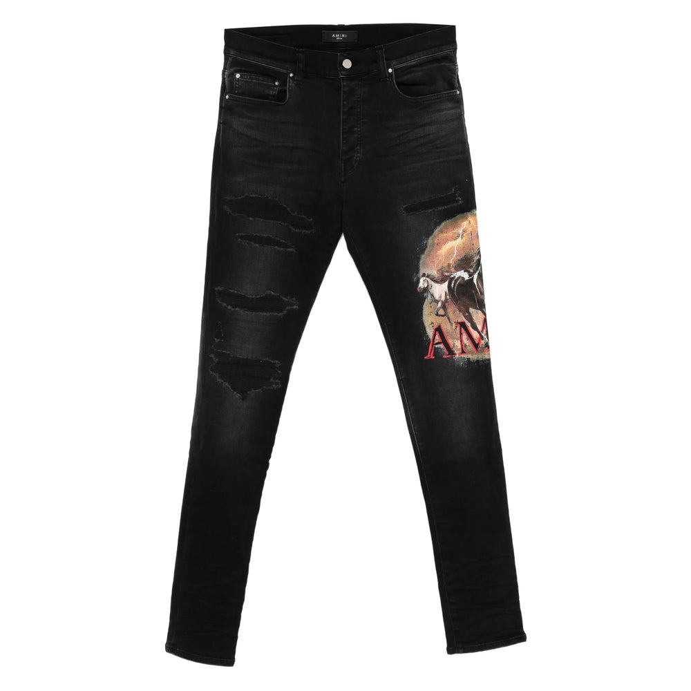 Dark Graphic Denim Jacket