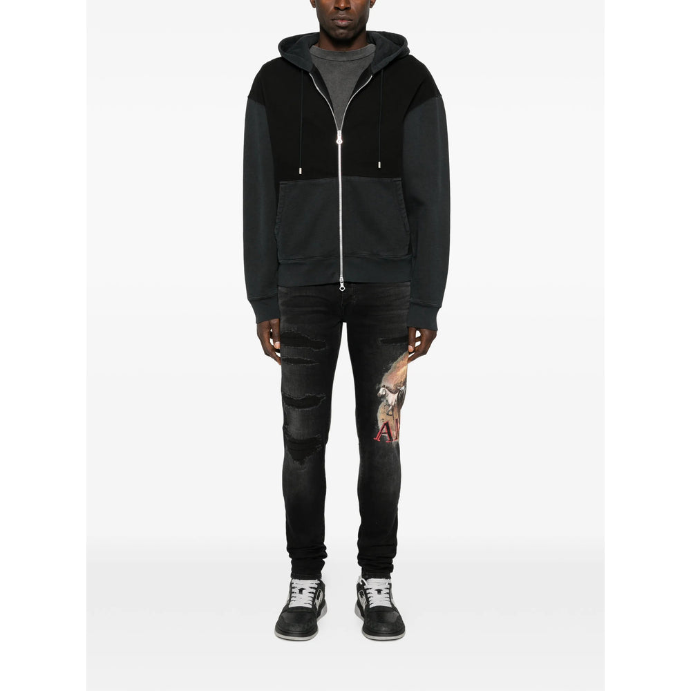 Dark Graphic Denim Jacket
