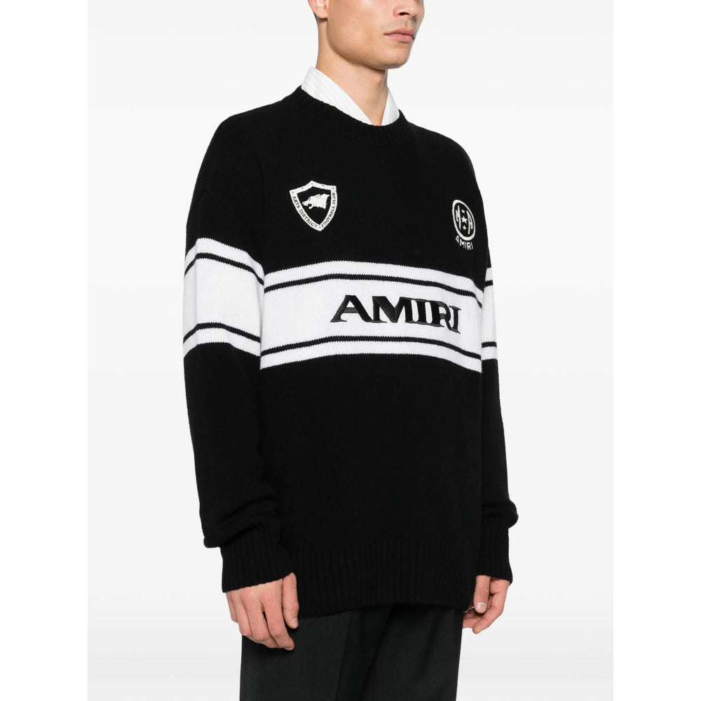 Modern Black Stripe Sweater