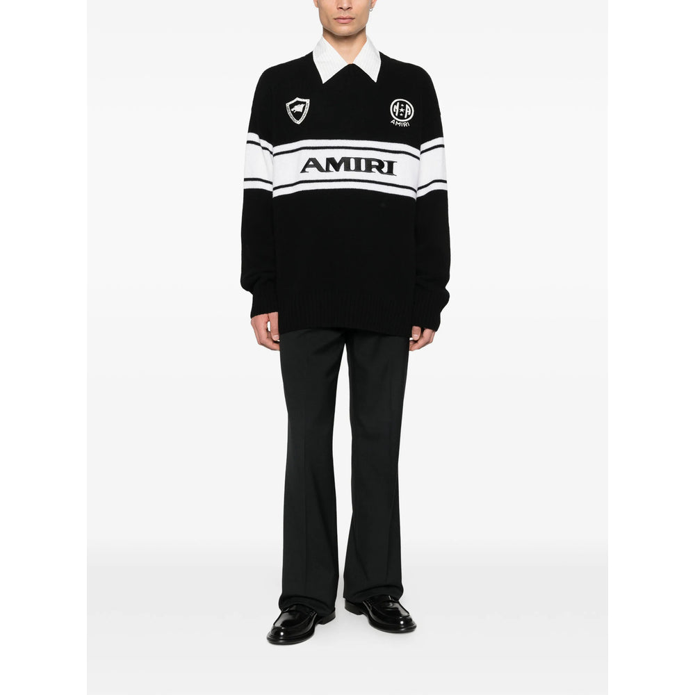 Modern Black Stripe Sweater