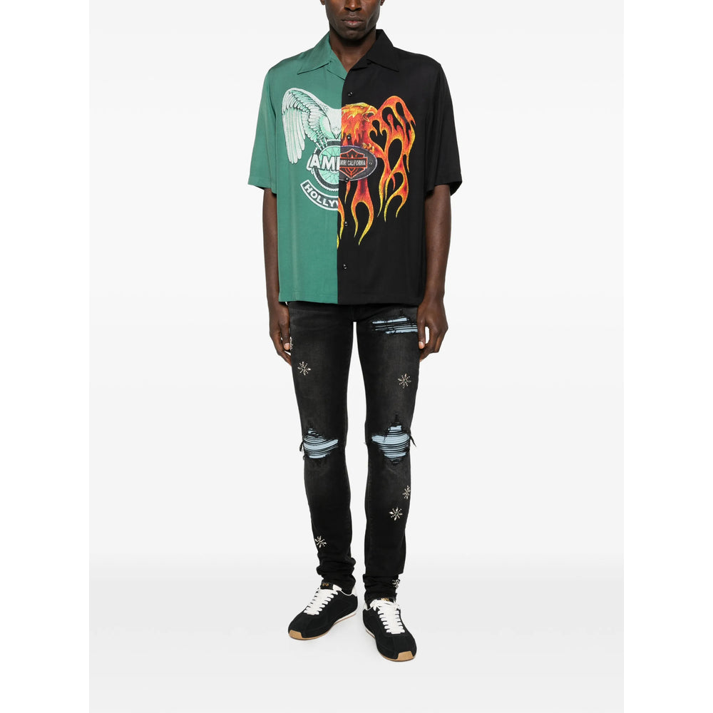 Contrasting Graphic Tee