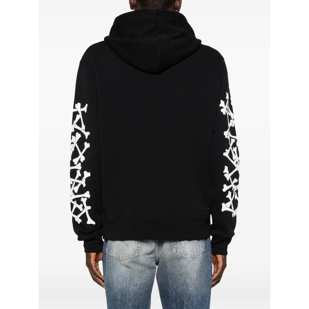 Drawstring Hood Cotton Sweater