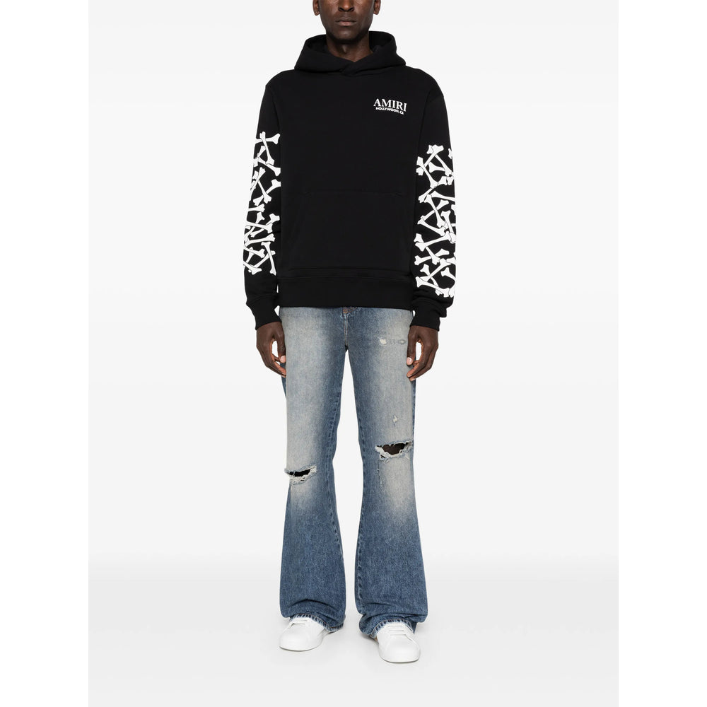 Drawstring Hood Cotton Sweater