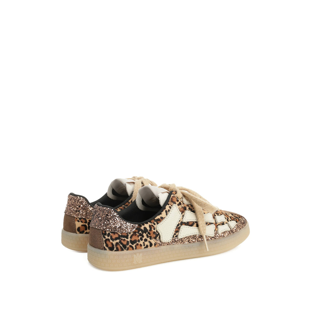 Brown Leopard Lace Boot