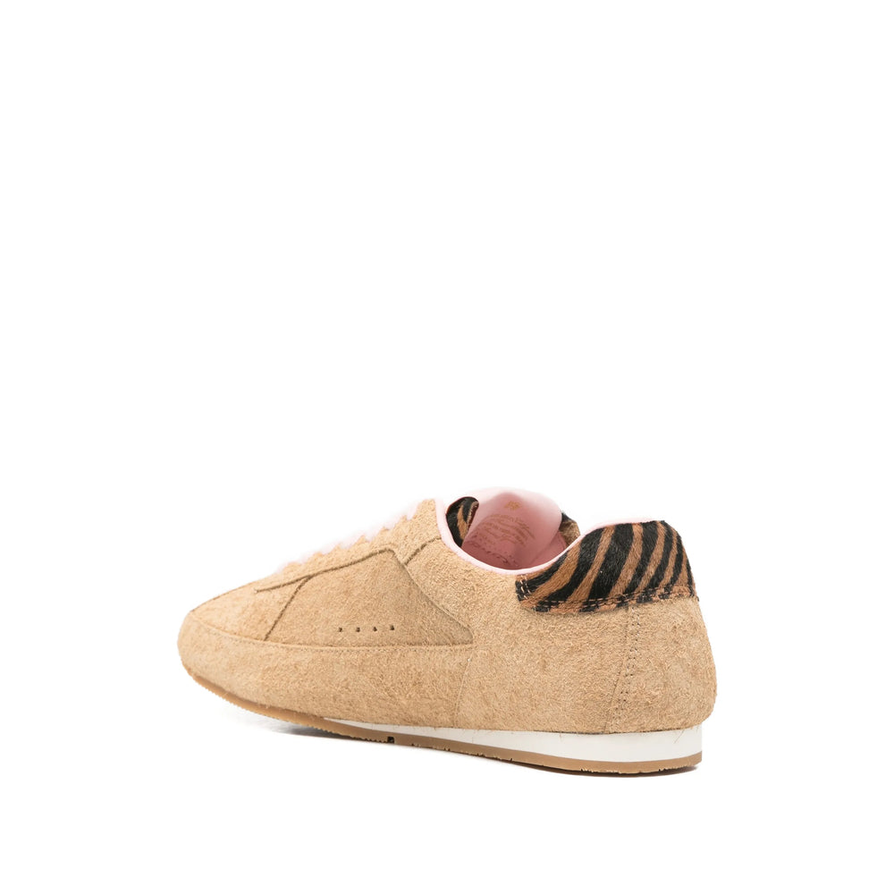 Brown Calf Leather Star Trim Shoe