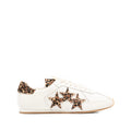 Beige Leopard Star Lace Shoe