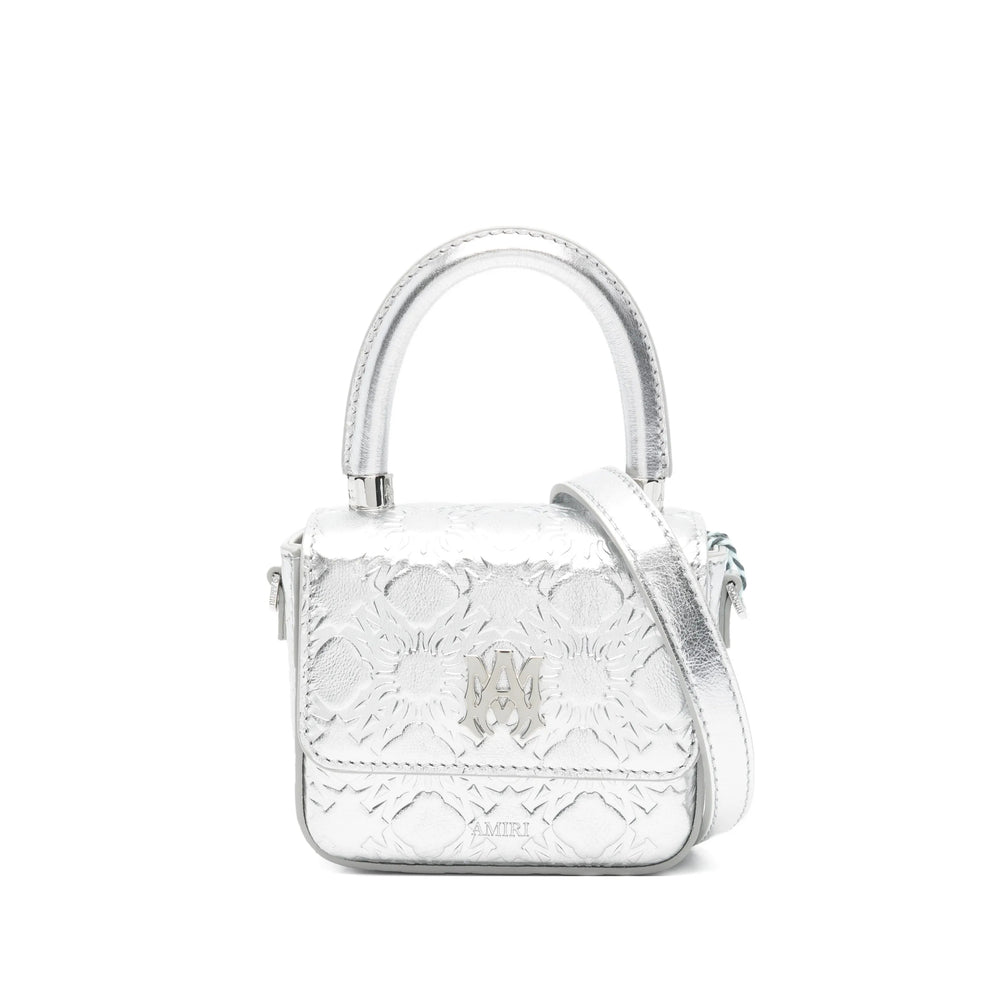 Polished Silver Embossed Tote
