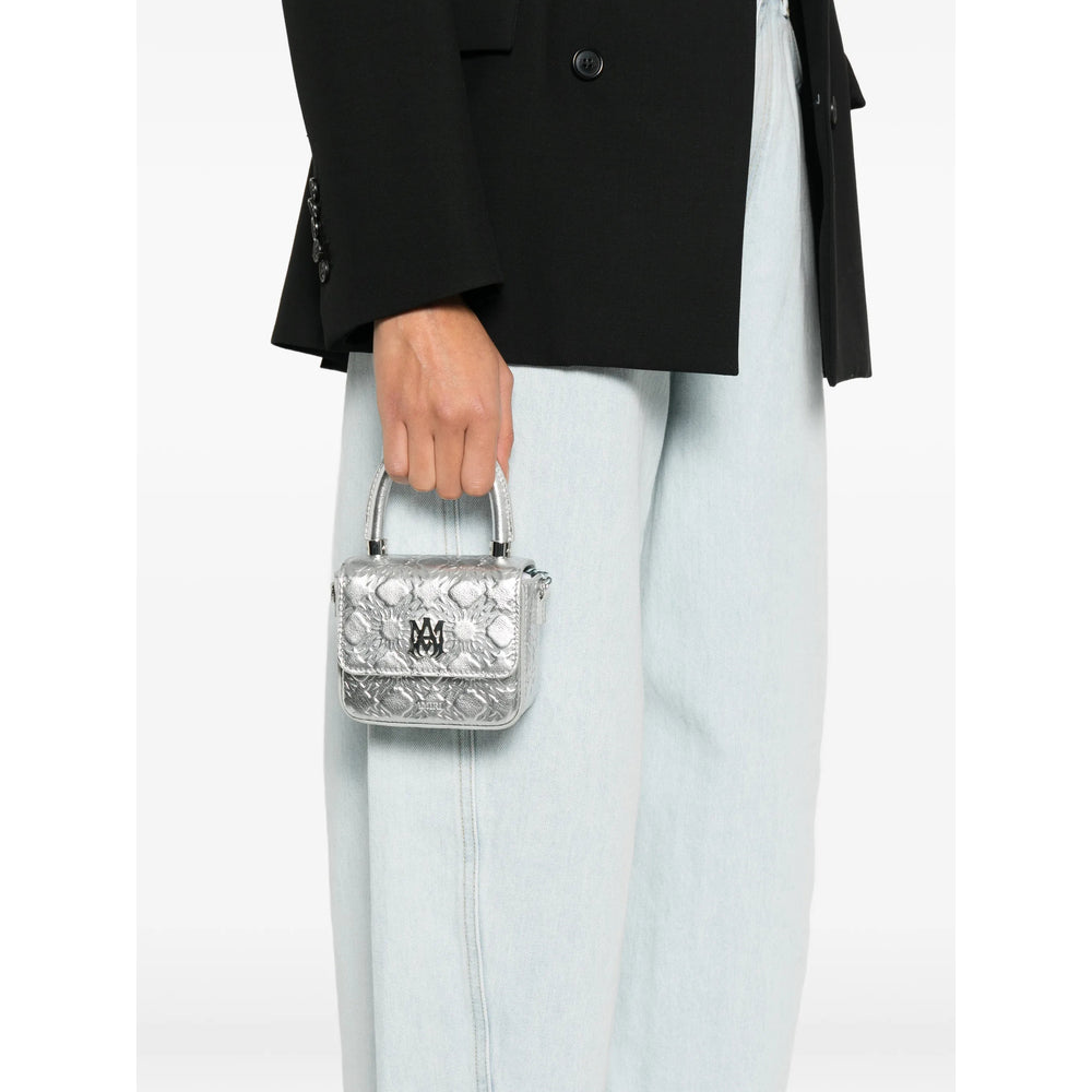 Polished Silver Embossed Tote