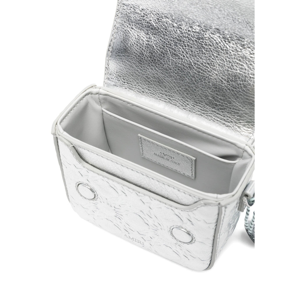 Polished Silver Embossed Tote