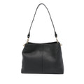 Black Calf Leather Compact Case