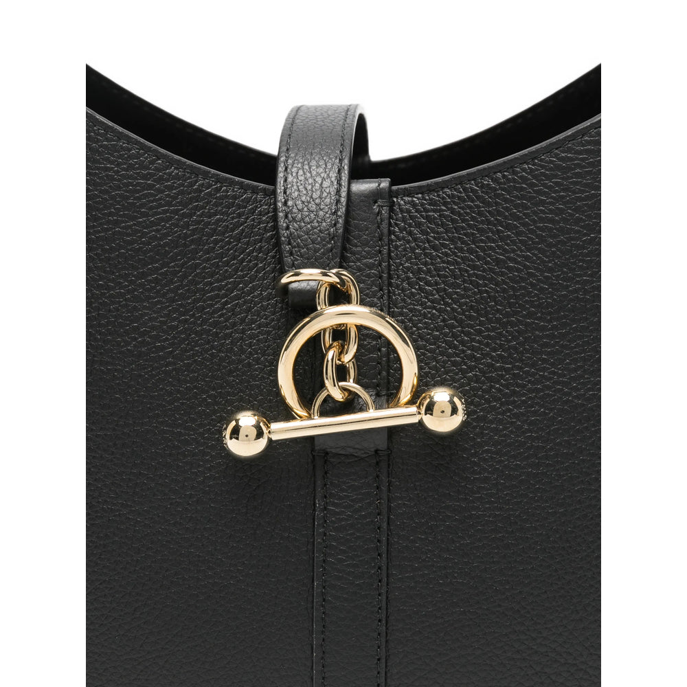 Sleek Adjustable Calf Leather Tote
