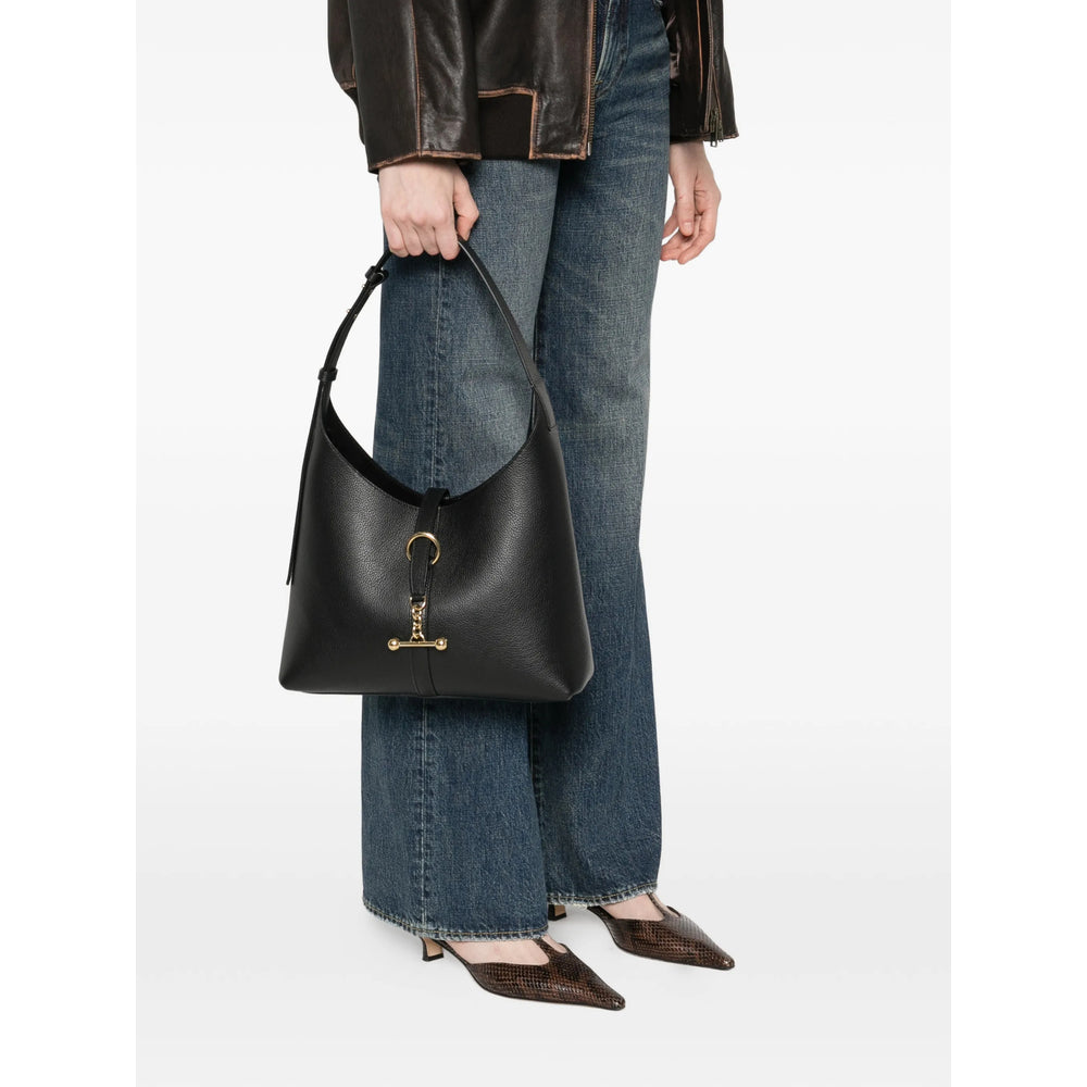Sleek Adjustable Calf Leather Tote