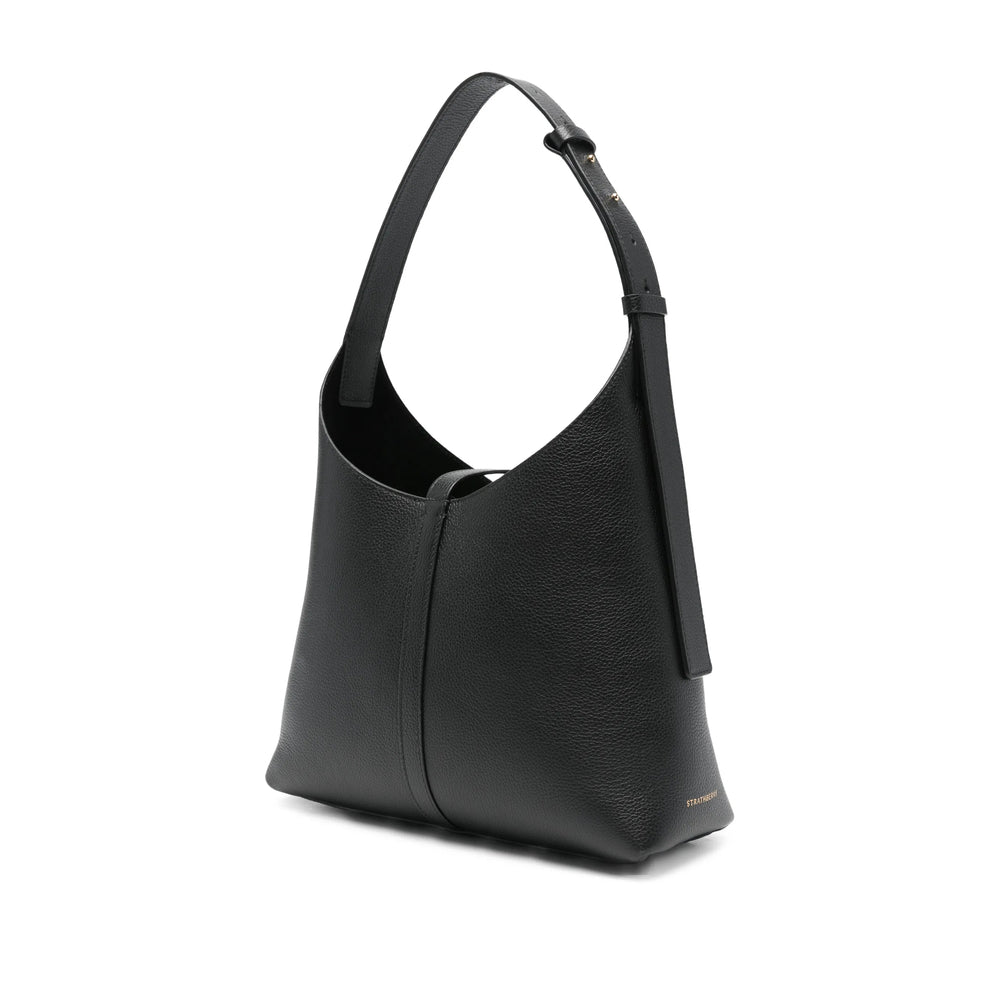 Sleek Adjustable Calf Leather Tote