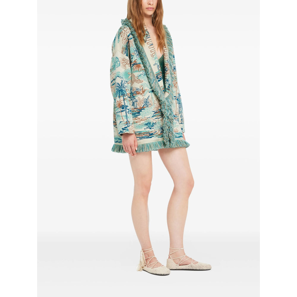 Vibrant Jacquard Blazer