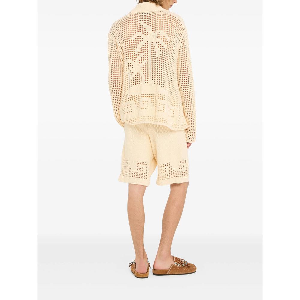 Soft Sand Beige Collar Top