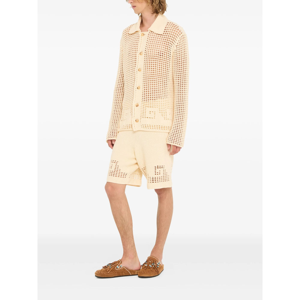 Soft Sand Beige Collar Top